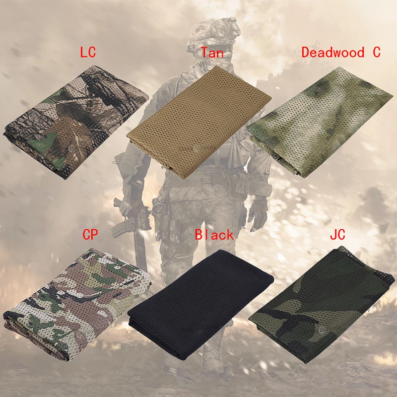 Tactical Scarf Mesh Breathable Winter Windproof Camouflage Warm Scarves for Hunting Shooting Airsoft RL37-0054 (13)