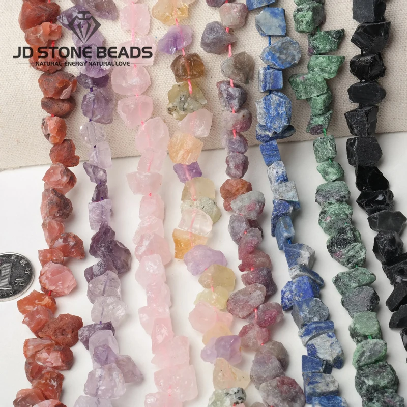 

JD Stone Beads Free Shipping Natural Irregular Shape Beads Unique Design GEM Jewelry Accessory Handmade Necklace Beads