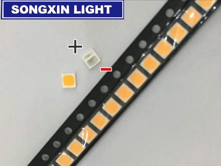 

200Pcs AOT High Power LED 3030 1.6W 6V 3000K Warm white EMC Lighting Application