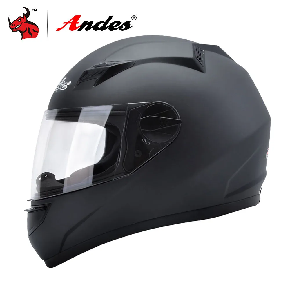 Andes Motorcycle Helmet Men Full Face Moto Helmet For Scooter Biker Capacete Motocross Motorbike Moto With Anti-fog Visor Andes Motorcycle Helmet Men Full Face Moto Helmet For Scooter Biker Capacete Motocross Motorbike Moto With Anti-fog Visor