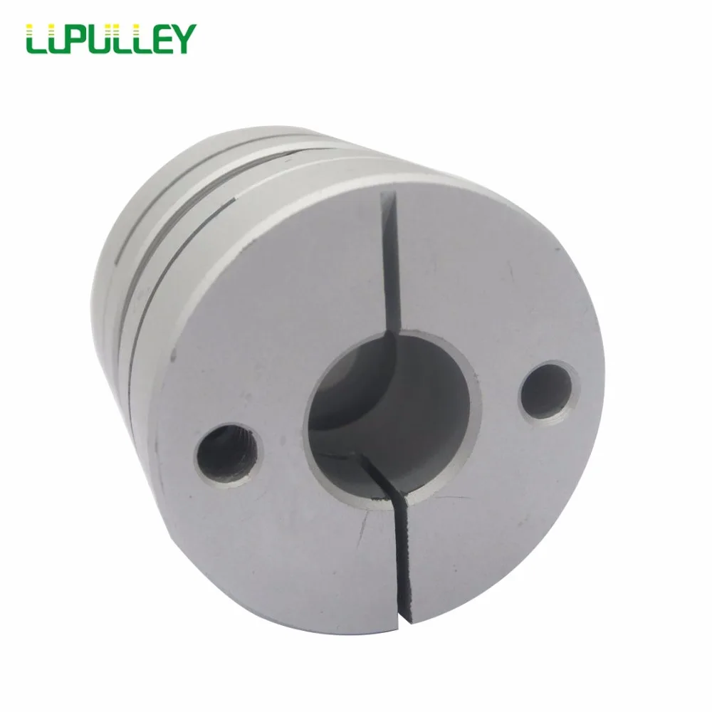 LUPULLEY 1 шт. Гибкая Одиночная диафрагма тормозной диск муфта с отверстием Диаметр 10/11/12/14/15/16 мм, суперсильные магниты муфта двигатель OD 39 мм* Длина 34 мм