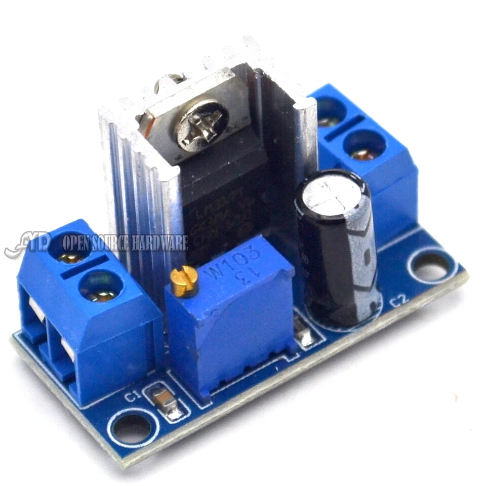 Adjustable Voltage Stepdown Converter Schematic