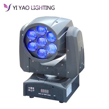 

Mini LED zom 7x12W 4in1 RGBW Quad Moving Head Stage Lighting DMX512
