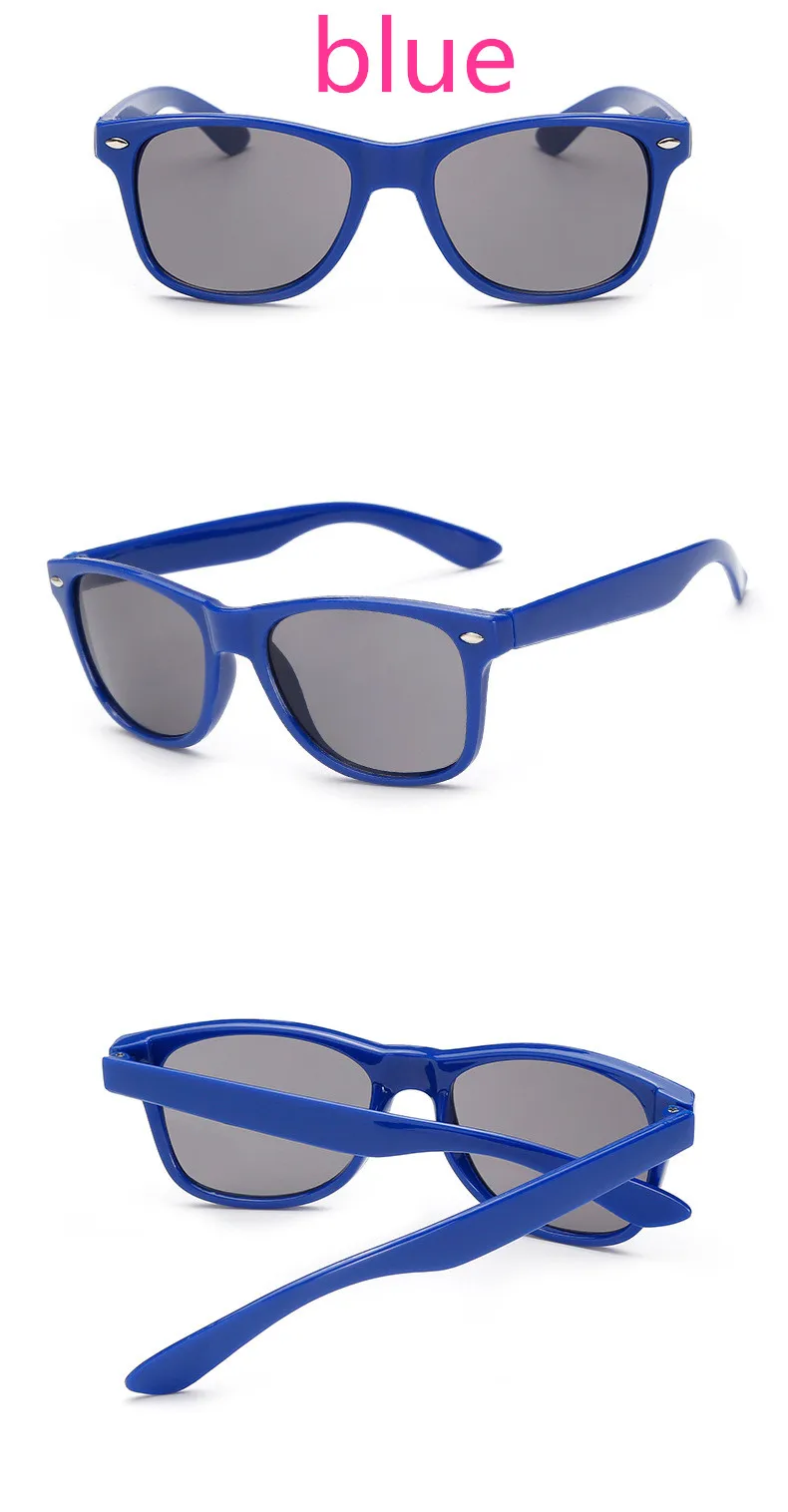 ASUOP2018 Child safety sunglasses retro rice nail glasses color universal glasses men and women children UV400 sunglasses (9)