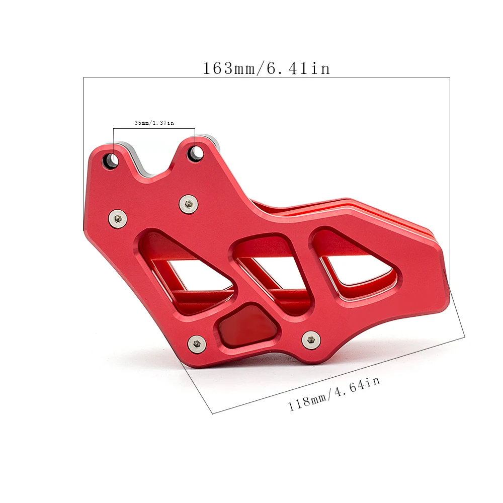 Motorcycle Parts CNC Red Chain Guard Guide Protector For Honda CRF150F CRF230F 20032009 1217
