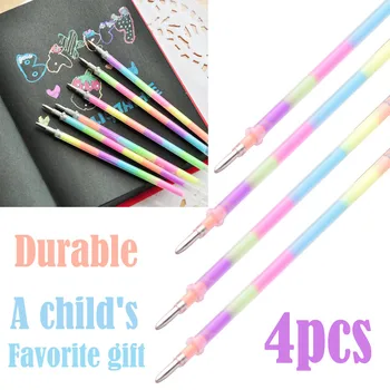 

Office Stationery 4PCS Markers Pen Gel PensRefills Rollerball Pastel Neon Glitter Pen Drawing Colors D329