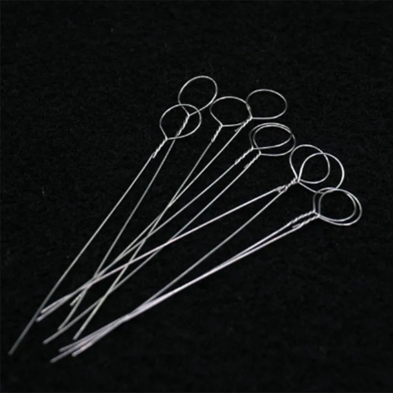 HOT-10Pcs Ni-Cr Alloy 4Mm Dia Inoculating Loop For Lab Microbiology Tissue Culture