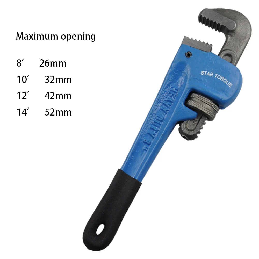 

STARTORQUE 200mm Professional American heavy pipe pliers, round pipe pliers, pipe wrenches, tools 10-inch mouth Opening 26mm