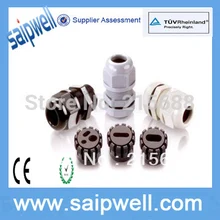 Saipwell IP68 Водонепроницаемый PG нейлон/металл(Нержавеющая сталь) Кабельный ввод типа PG7