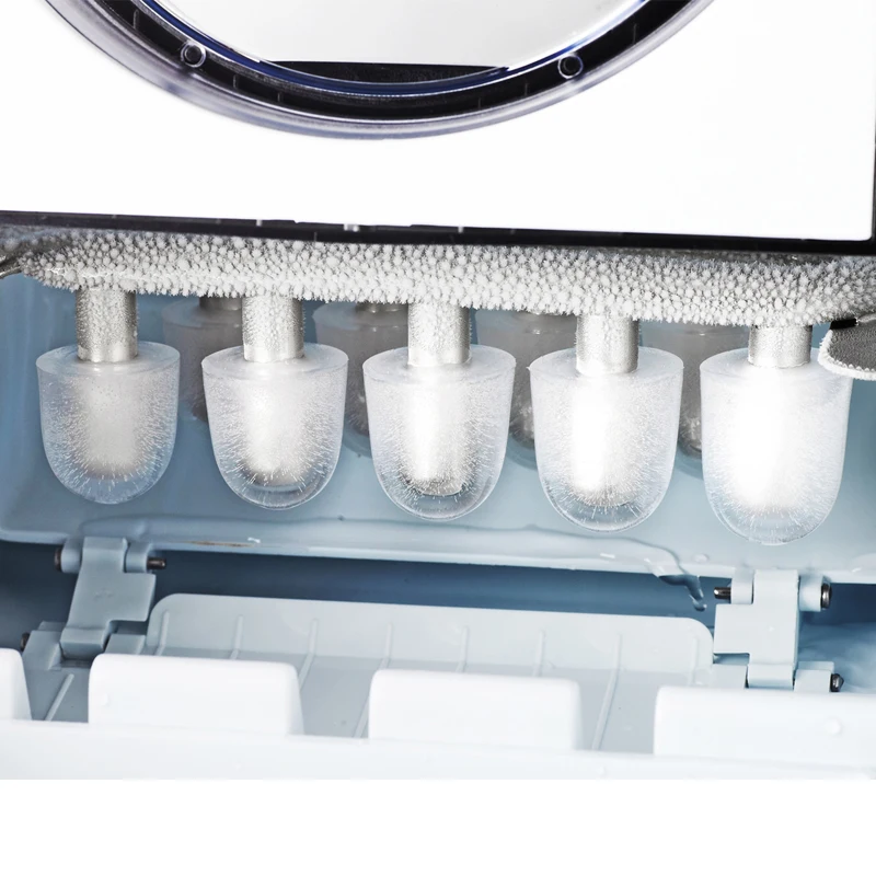 220-240V L/M/S size  electric ice maker 25kg/day commercial countertop Automatic ice making machine ice cube making machine 2