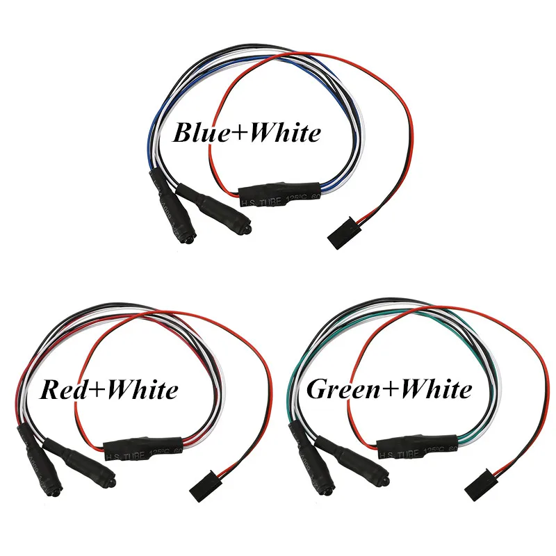 

DIY Modified LED Light For 1:10 4WD RC Models Universal Headlights Red Green Blue Toy Hardware Accessories