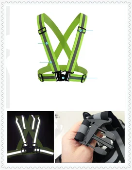 

Motorcycle car riding reflective vest safety warning adjustable for Kawasaki NINJA 650R ER6F ER6N VERSYS W800 SE Z750S