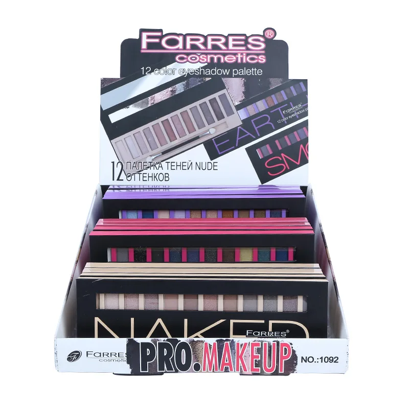 

Eyeshadow Palette 12 Colors Eye Shadow Powder Make Up Waterproof Eye Shadow Palette Cosmetics HJL2018