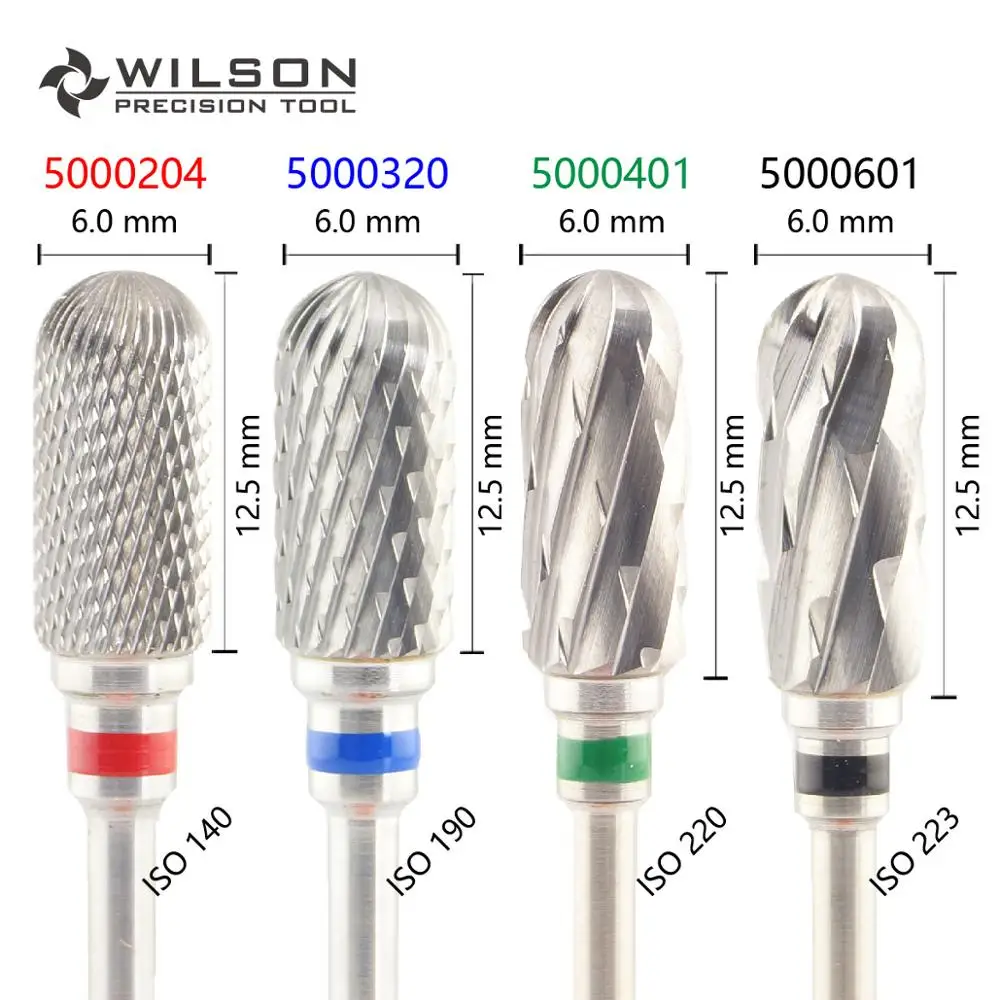 Цилиндрический Борс из карбида вольфрама HP WILSON iso143 060 Cross Cut зубные лабораторные