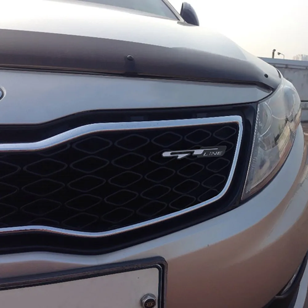 

Car Racing Gril Stickers Front Grills Sticker For Kia K5 K3 Forte Ceed Stinger Shuma Rio Sportage Soul Cerato Tuning Accessories