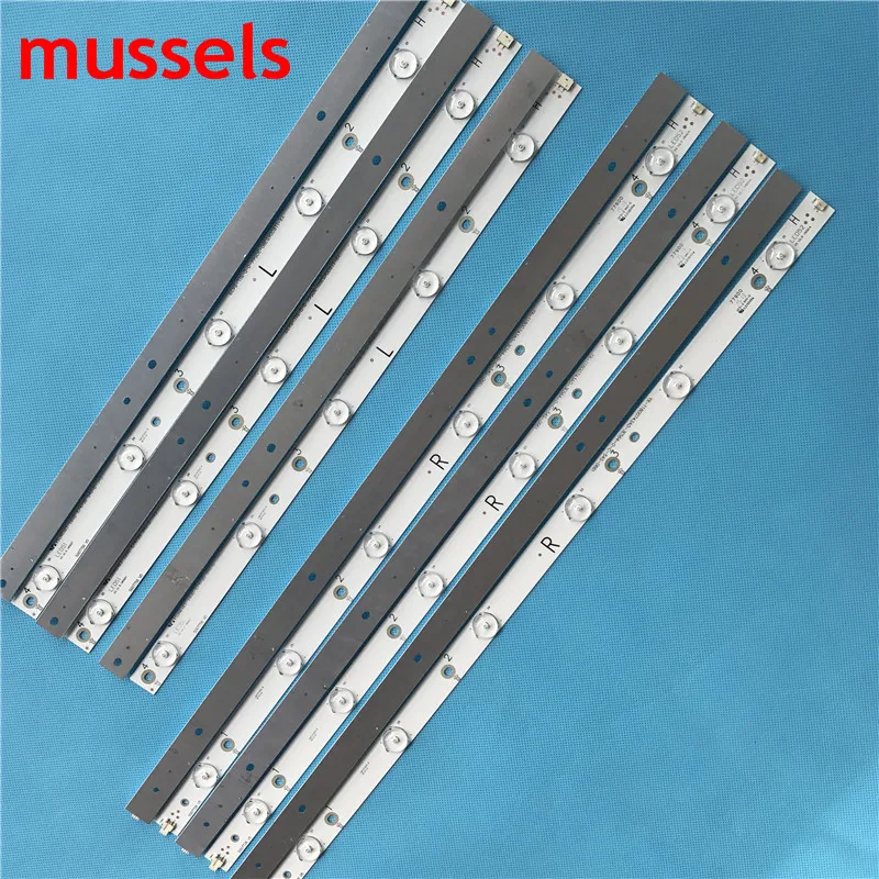 LEDBacklight полоса для ТВ 1000 мм YX 11800731B0 2E562 0 A 539 + 11800732B0 TPT500DK QS1 100 шт|Промышленные