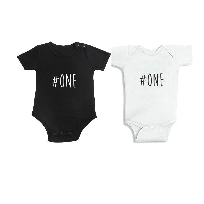 

Culbutomind One Birthday Outfit, #ONE First Birthday Body suit, 1st Birthday Boy Outfit for NB-12Months Cute Baby Jumpsuit