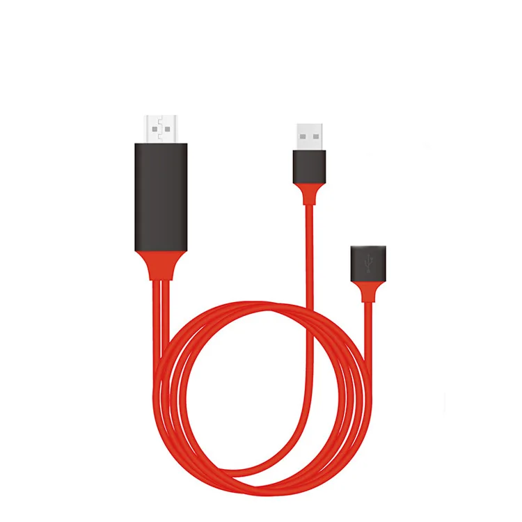 HDTV адаптер HDMI Plug & Play av кабель с USB разъемом Мама и папа для Iphone 8 Android Xiaomi|hdmi cable|av