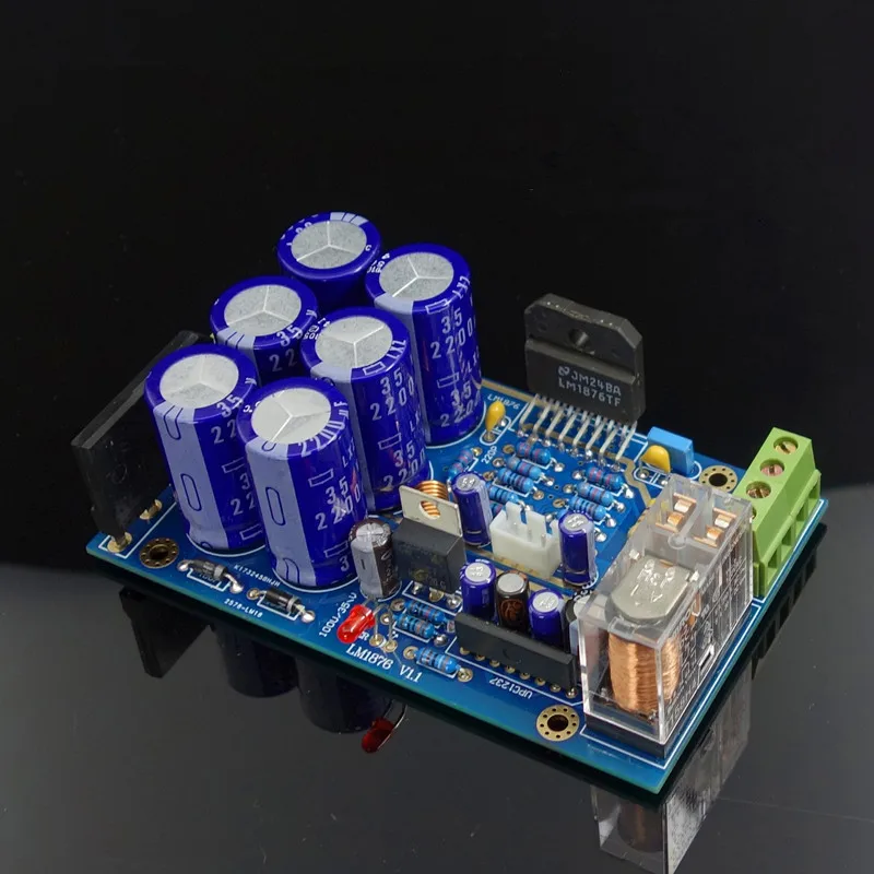 LM1876 наборы звуковых усилителей 30 Вт * 2 hi fi двухканальный стерео усилитель