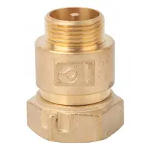 1* обратный клапан латунный счетчик воды Телескопический обратный клапан 1.6MPa водяной клапан BSPP прямой односторонний