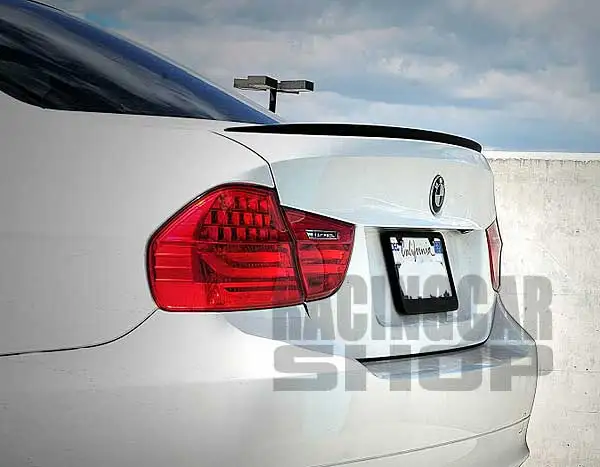 Окрашенный Тип M3 багажник загрузки спойлер PU подходит для BMW E90 2006-2011 B063F