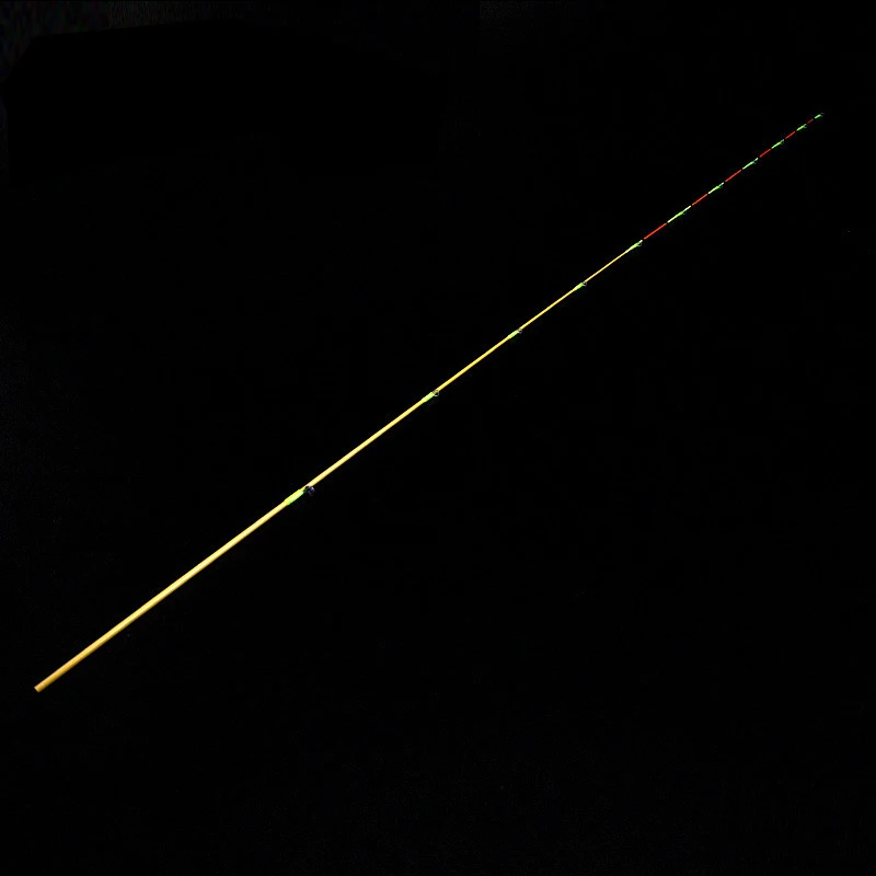 Exclusive Quality Glow in Dark Half Titanium Fiberglass Fishing Rod Tip Unbreakable Sensitive 55cm 2.6mm Dia.|rod tip|glow rodglow fishes |
