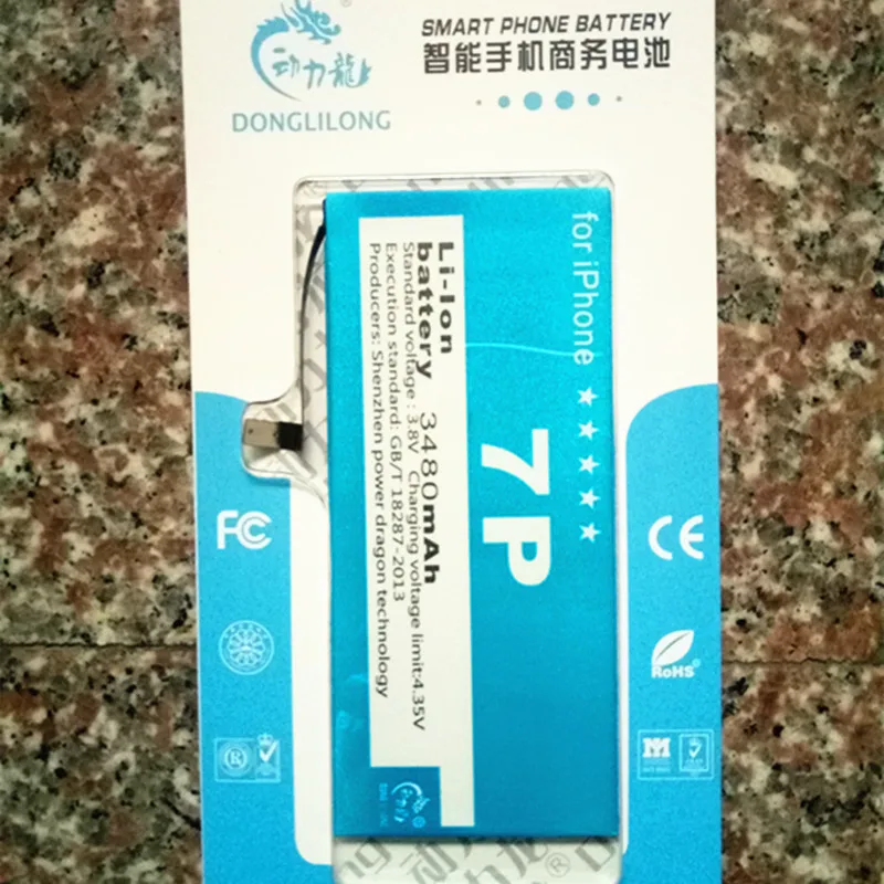 DLL 3480 mAh для Apple iPhone7 plus полимерный запасной аккумулятор для iPhone 7 plus 5,5 дюйма Мобильный телефон батарея+ инструмент