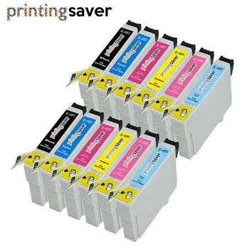 

12Pcs T0481 - T0486 Ink Cartridge For Epson 481 Ink Stylus Photo R200 R220 R300 R300M R320 R340 RX500 RX600 RX620 RX640 Printer