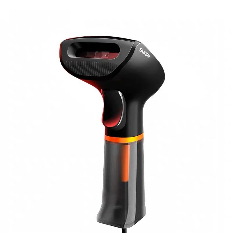 Handheld Scanner Supermarket 1D Code 2D Barcode Laser Wired WeChat Alipay Payment Cashier Invoice Warehouse Outbound | Компьютеры и