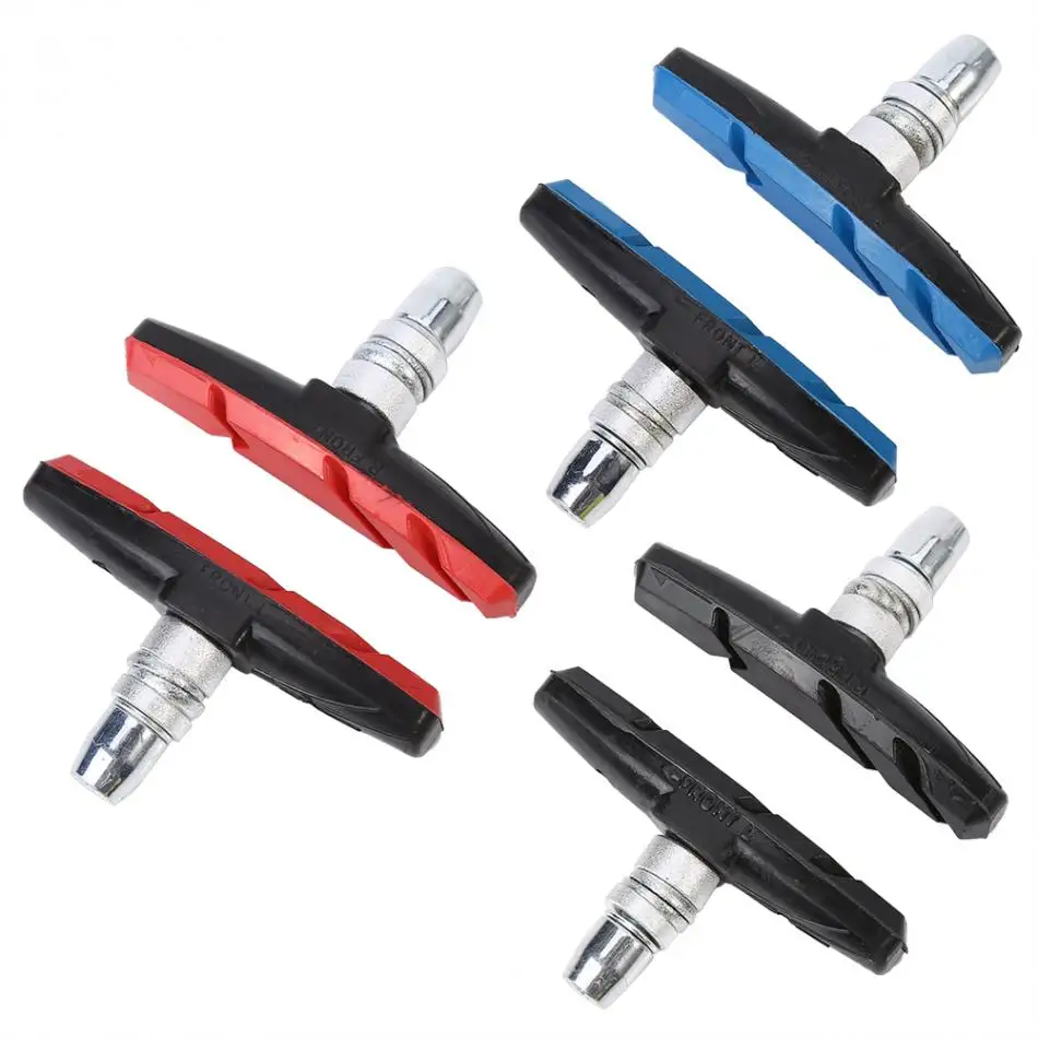 

1pair Mountain Road Bike Brake pads Bicycle Braking V-Brake Holder Shoes Rubber Blocks Durable Cycling Accessories