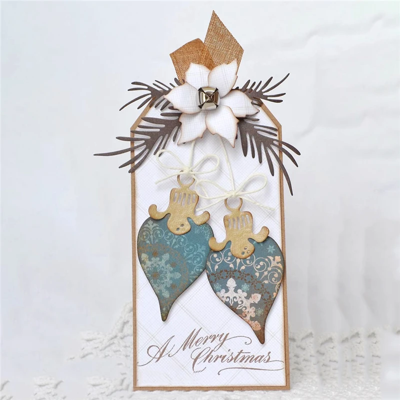 

Naifumodo Decoration Dies Metal Cutting Dies Scrapbooking Christmas Tree Branch for Craft Die Cut Card Making New Arrival 2019