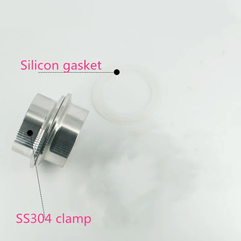 1 Pair 1-1/4&quot 32mm Weld on Ferrule Sanitary Pipe Fitting Fit 1.5&quot Clamp Clover SUS SS304 + PTFE Gasket | Обустройство дома
