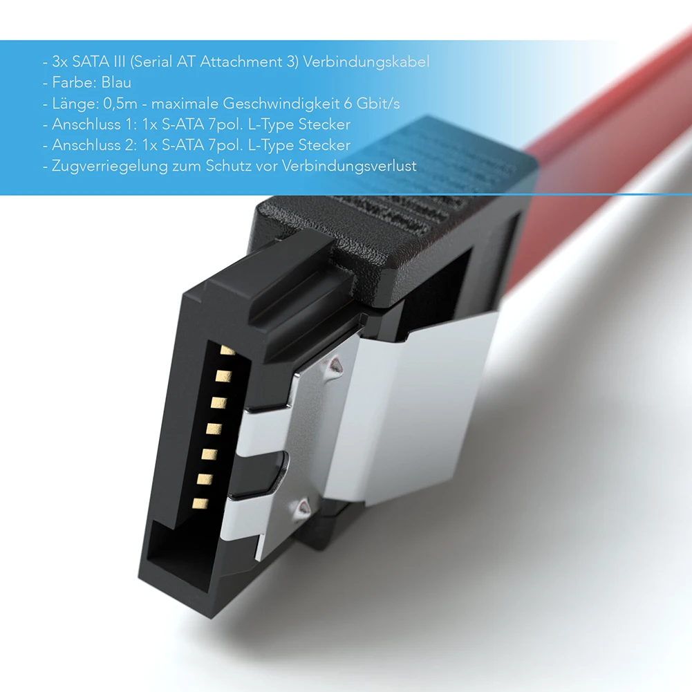 3 шт. 50 см SATA 0 III кабель для передачи данных на SSD HDD шнур жесткого диска