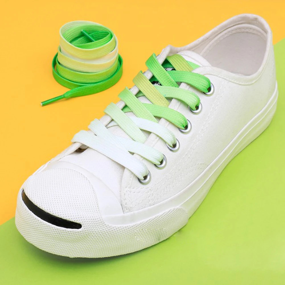 1 пара цветных шнурков для обуви, шнурки для парусиновых кроссовок, спортивная обувь, длинные шнурки 8 мм в ширину 110 см