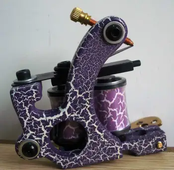 

10Pcs/lot Pro Casting Iron Tattoo Machine 10 Wraps coil stainless steel Tattoos Body Art Gun Coil Machine LPC-ITM-7025-6F