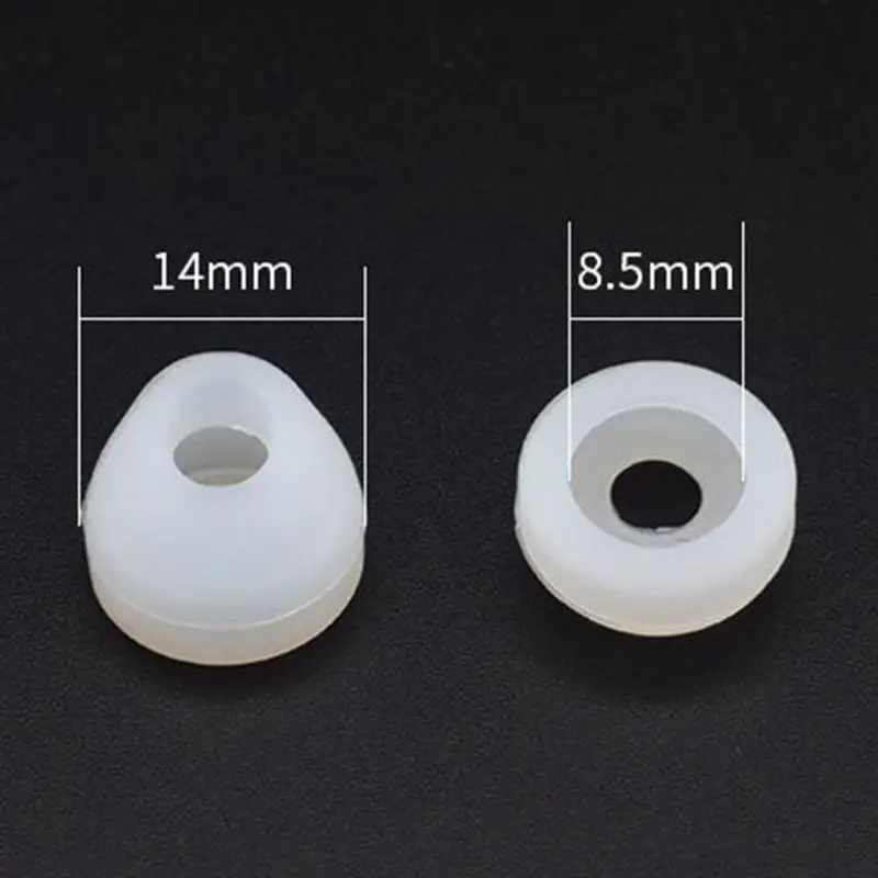1 Pair Tips Ear Buds Silicone Earphone Earbuds Earhooks Eartips Replacement for Jabra EASYGO EASYCALL Wireless Bluetooth Headset