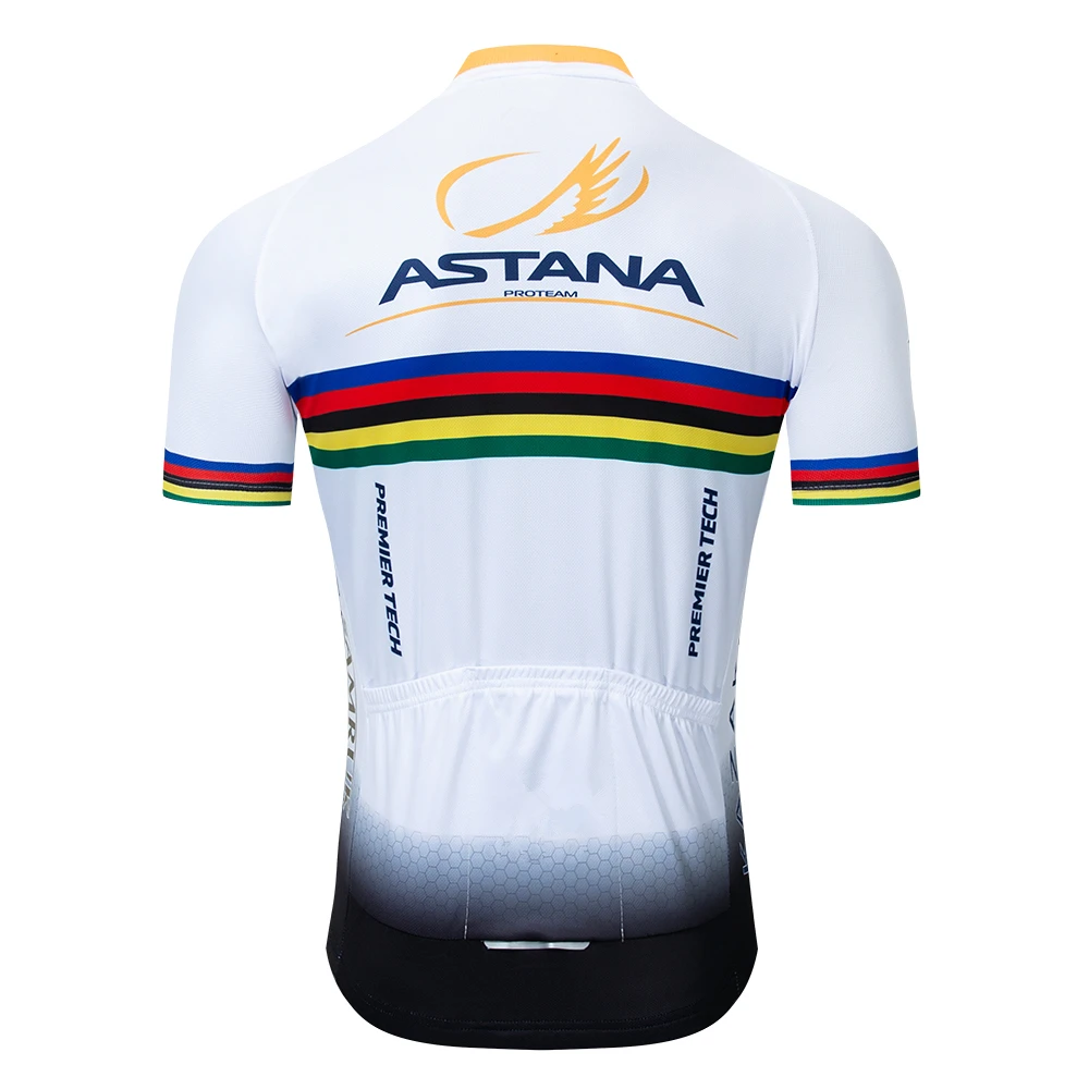 NEW 2019 ASTANA team pro cycling jersey MTB Ropa Ciclismo mens women summer