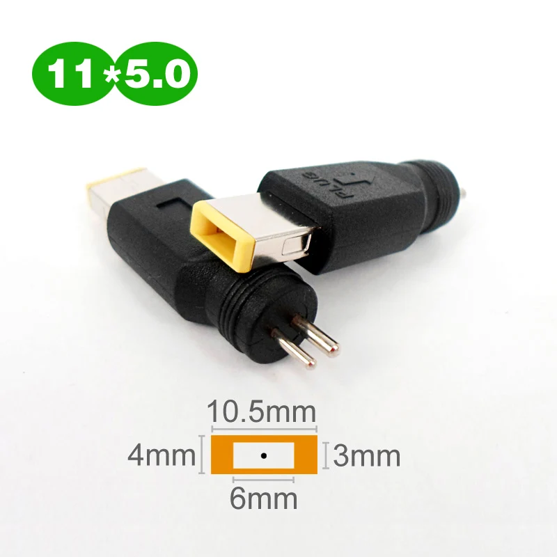 

Two-pin to 11*5 mm male Power Adapter Interface for Lenovo ThinkPad IBM Laptop Adapter 11*5.0mm Rectangle DC Connector