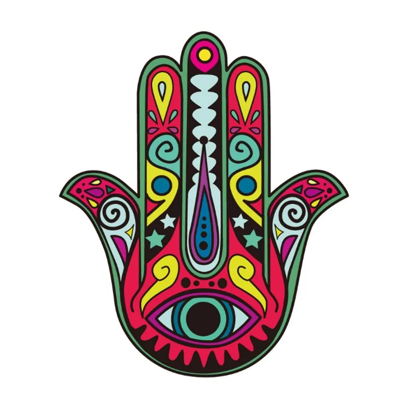 

1pc Hamsa Hand Computer Stickers Laptop Skin Vinyl Sticker Suitcase Moto Car Decal Decoration for Macbook Air/Pro 11 13 15