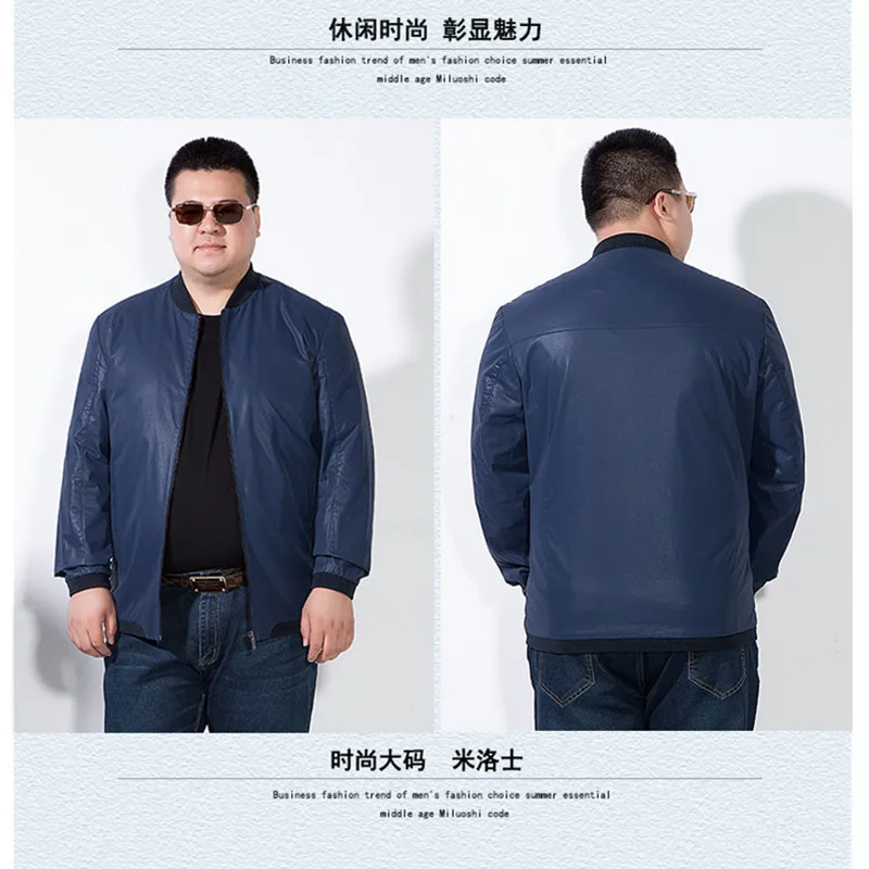 Большие размеры 8XL7XL новые модные мужские Куртки из искусственной кожи мужские зауженное пальто впору брендовые красные замшевые куртки Jaqueta de couro Masculina
