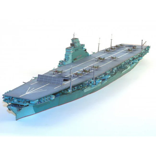 Бесплатная доставка корабли бумажная модель японский авианосец SHINANO 1:400 scale / 665 мм