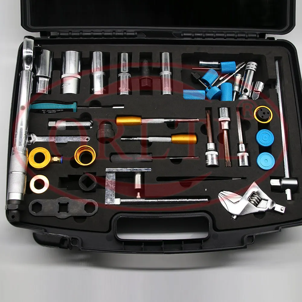 US $229.00 Common Rail Injector Dismantling Tools And Diesel Fuel Injector Removal Tool Auto Repair Tools Total 40 Pieces