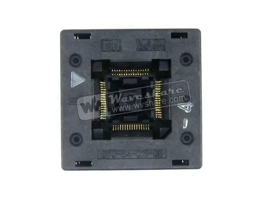 

QFP64 TQFP64 LQFP64 PQFP64 OTQ-64-0.5-05 Enplas QFP IC Test Burn-In Socket Enplas 0.5mm Pitch