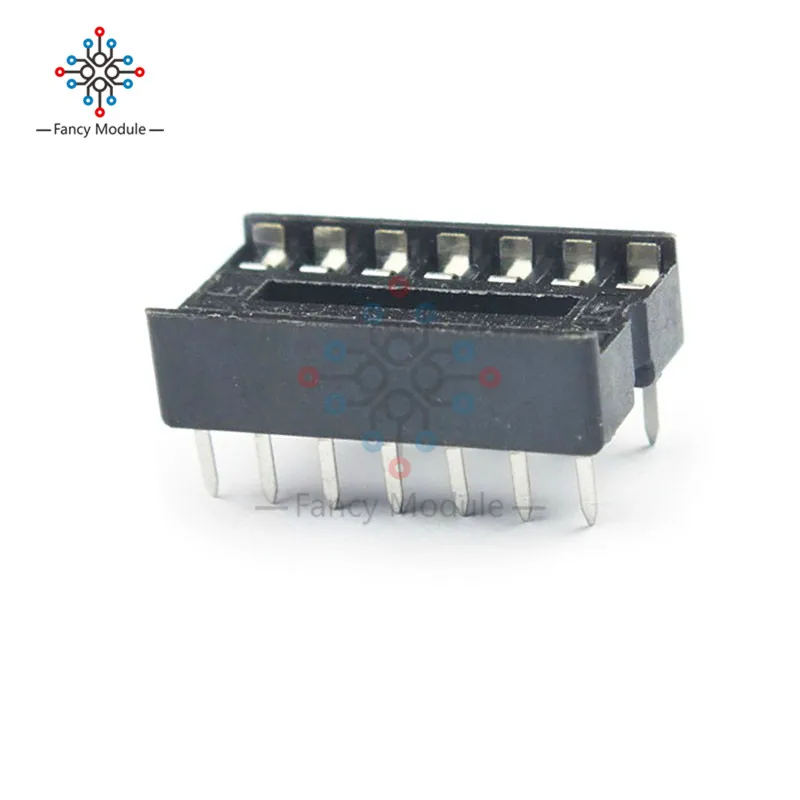 

10pcs DIP 14 pins IC Socket Adaptor Adapter Solder Type Socket DIP-14