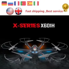 ET RC Drone 2.4G MJX X601H WIFI APP Flip 3D Sin Cabeza de Altitud mantener el modo de vuelo fpv hd cámara rc helicóptero hobby toys vs x5c juguete
