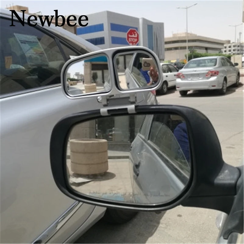 

Newbee Car Styling Original Blind Spot Side Rear View Mirror Adjustable Double Convex auto Wide Angle For Parking Motorcycle