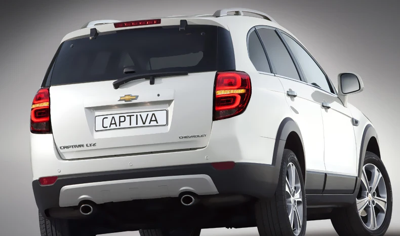 2 шт. для Chevrolet Captiva светодиодный задний фонарь 2008 2009 2010 2011 2012 2013 светодиодный задний фонарь Задние огни красного цвета турниг