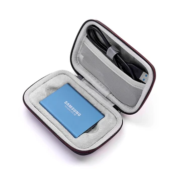 

New Carrying Case for Samsung T1 T3 T5 Portable 250GB 500GB 1TB 2TB SSD USB 3.1 External Solid State Drives Storage Travel Bag