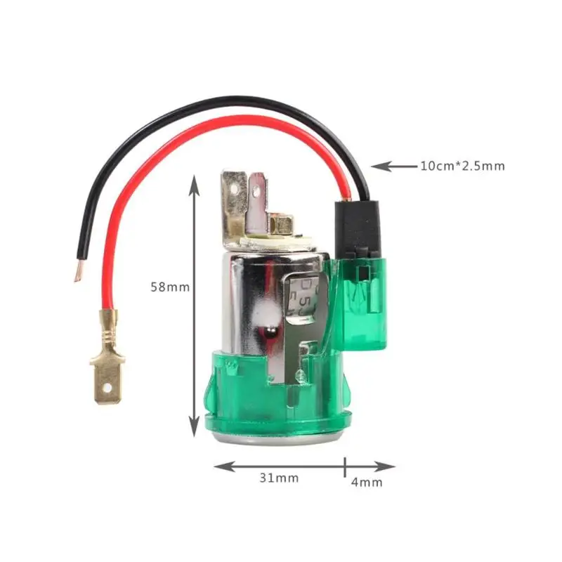 1 комплект 12 В автомобильного прикуривателя розетка головка заглушки+ розетка в сборе с Светодиодный индикатор Аксессуары для мотоцикла и автомобиля