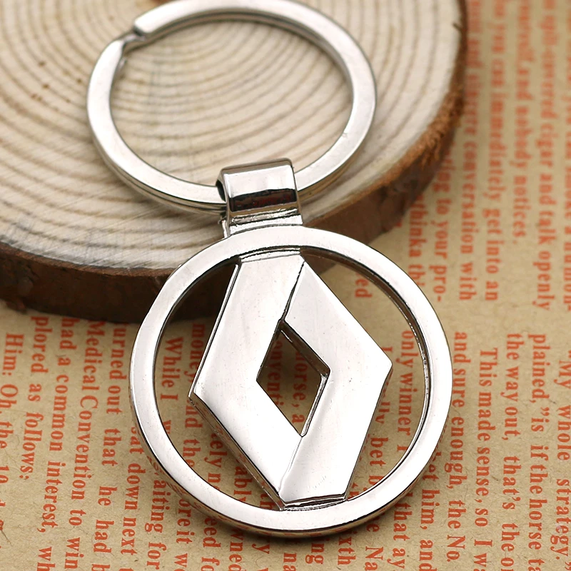 

Car Styling car keys creative emblem key chain case for Renault duster megane 2 logan renault clio Accessories